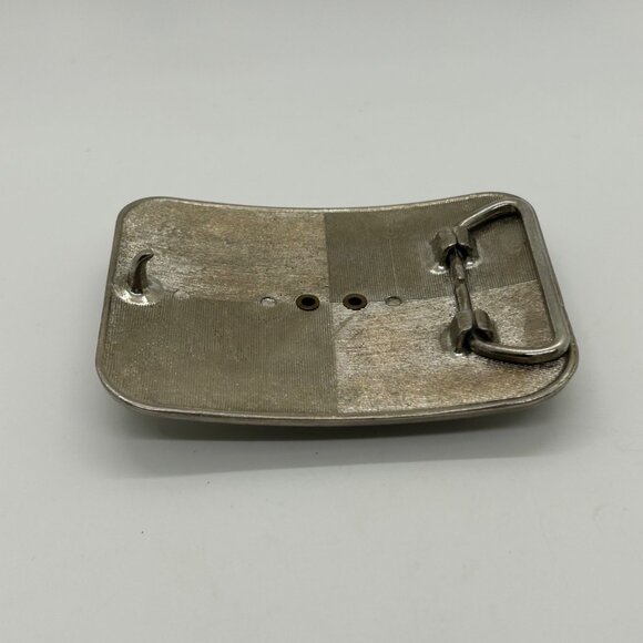 Vintage Western Style Belt Buckle Porcelain Horse Head Silver-tone - Picture 11 of 16